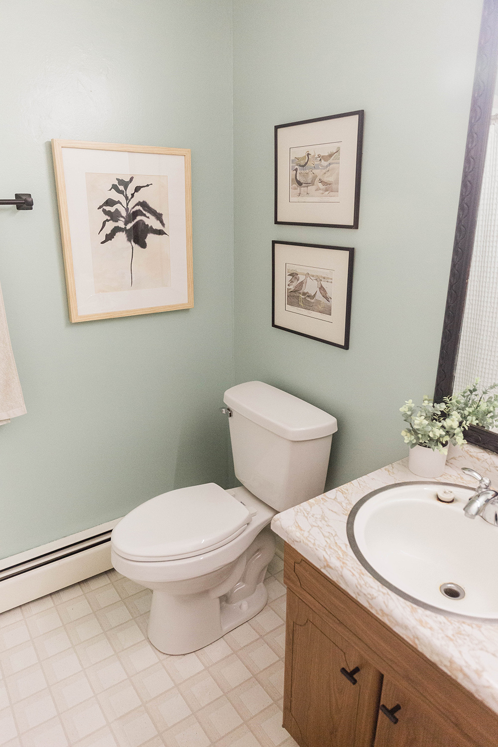 Before/After: Dated Retro Bathroom