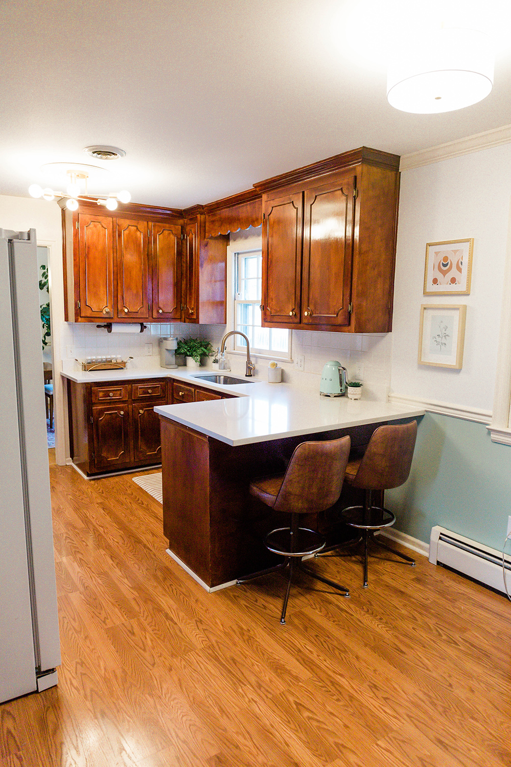 New Quartz Countertops In The Kitchen