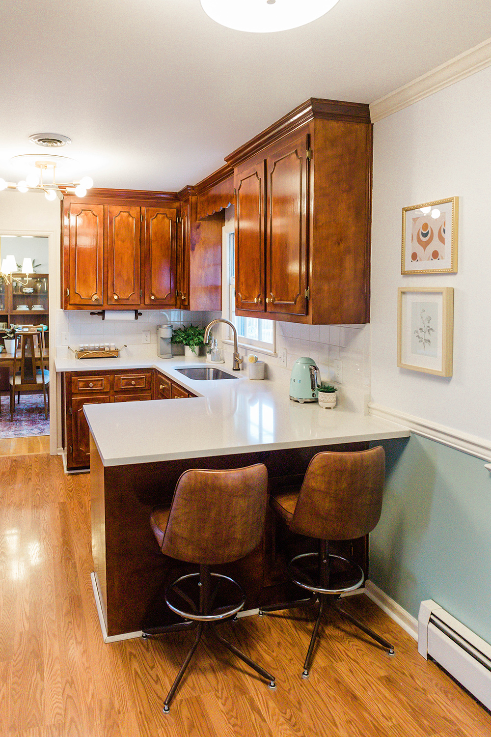 New Quartz Countertops In The Kitchen