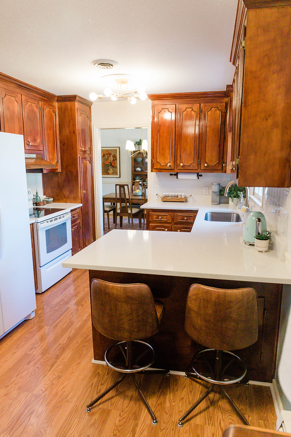 New Quartz Countertops In The Kitchen