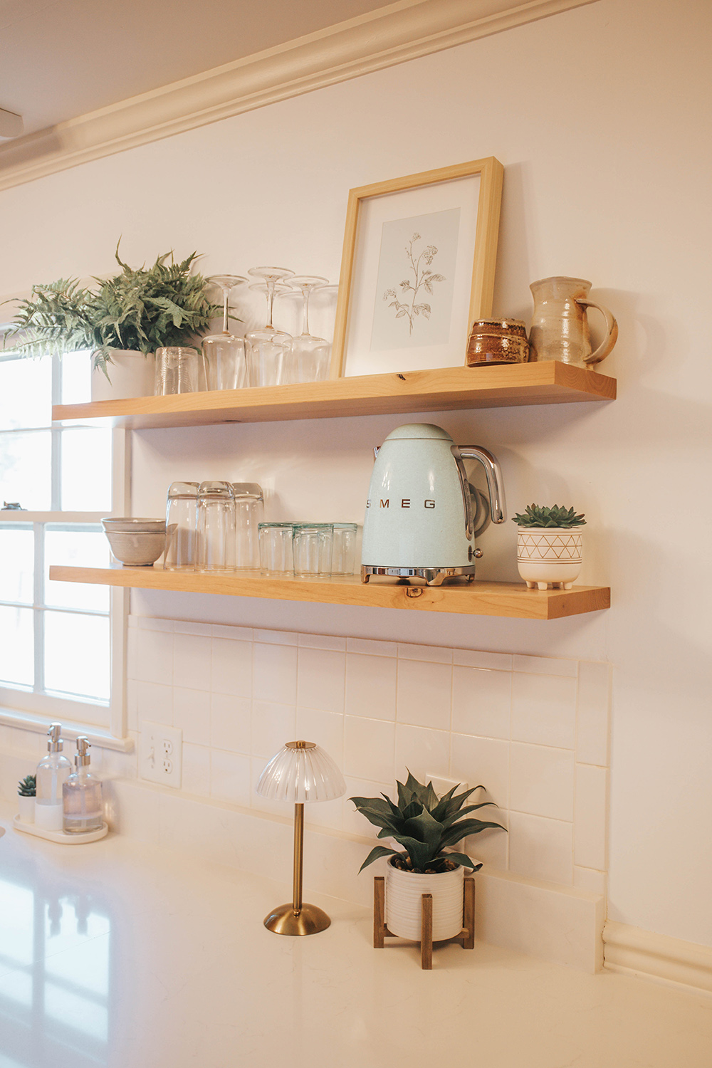Custom Cement Kitchen Shelf Design – Durable & Water-Resistant