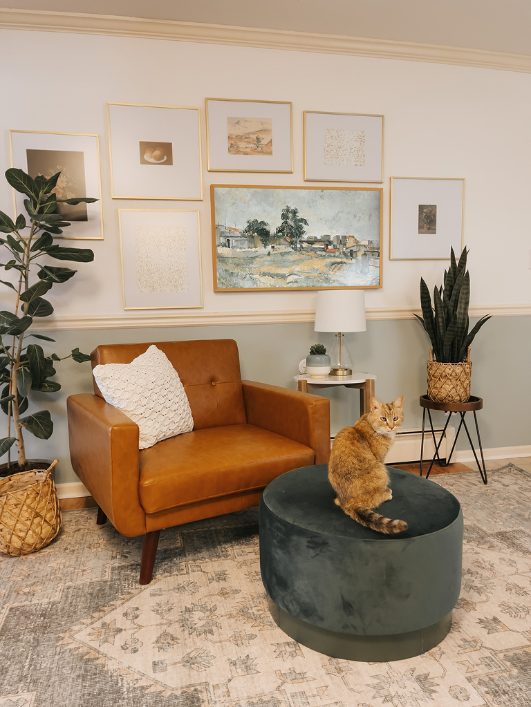 Styling A Frame TV Gallery Wall - Dream Green DIY
