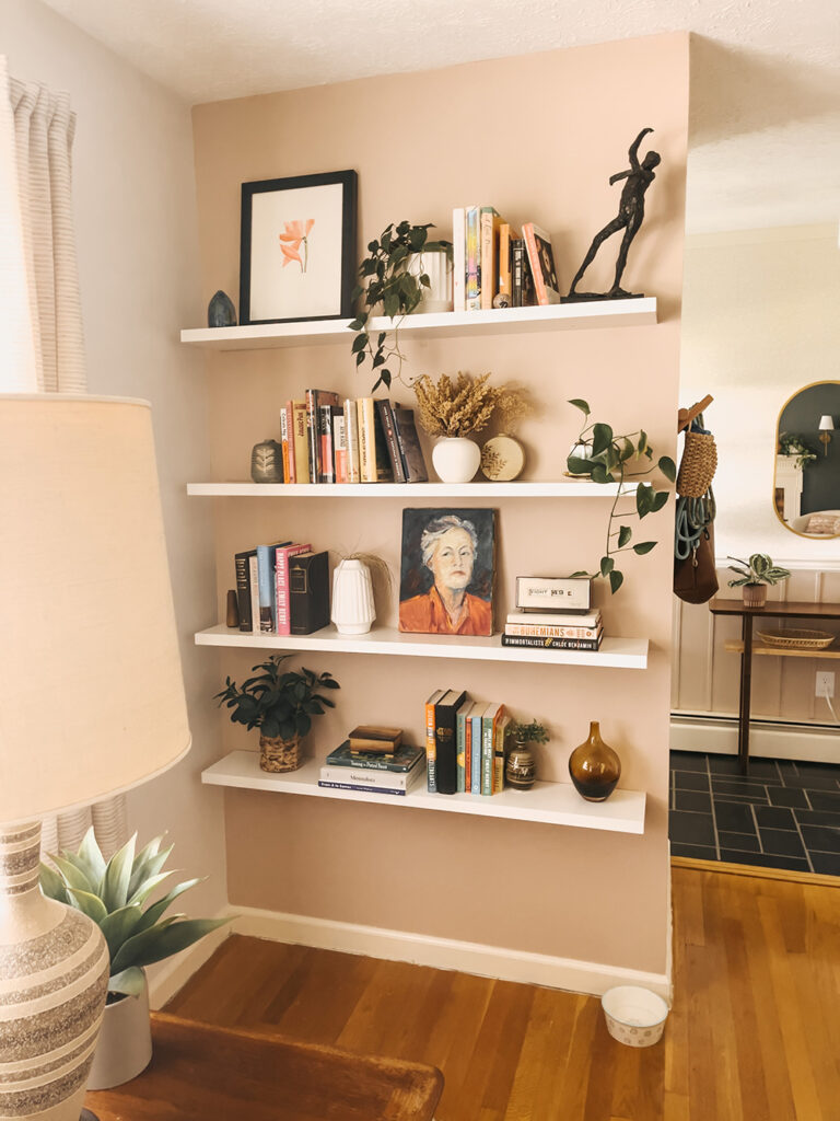 Floating Shelf Styling Tips And Tricks Dream Green DIY