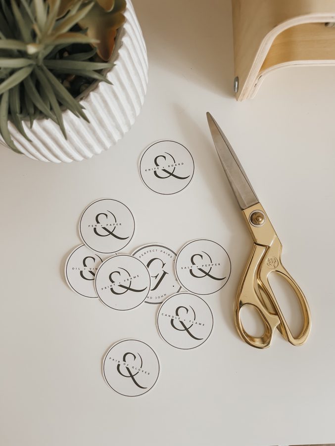 Perfect Pairs Bridal Shower Gift Idea - Dream Green DIY