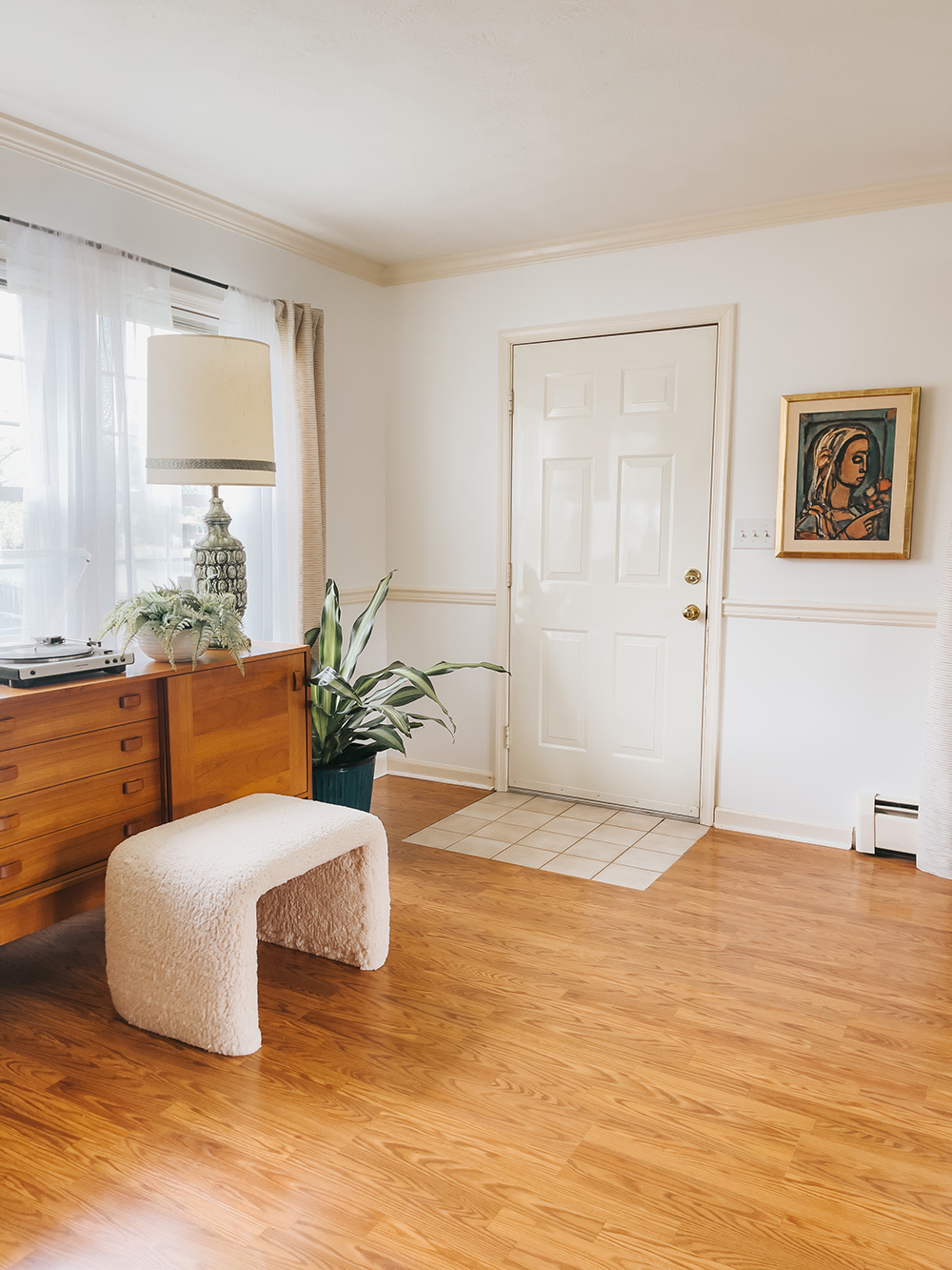 DIY Peel-And-Stick Tile Floor Entry - Dream Green DIY