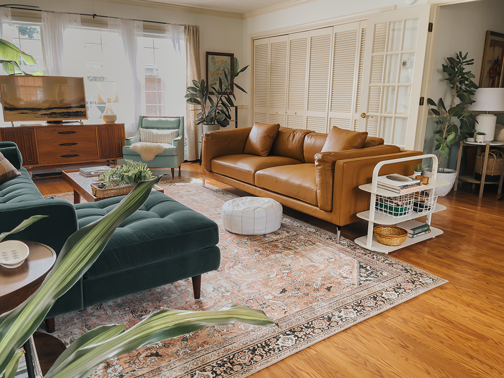 Reviewing Our New Valencia Leather Sofa - Dream Green DIY