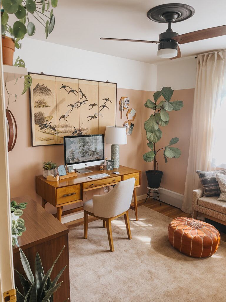 Image showcasing 4 Sustainable Home Office Styling Tips - Dream Green DIY