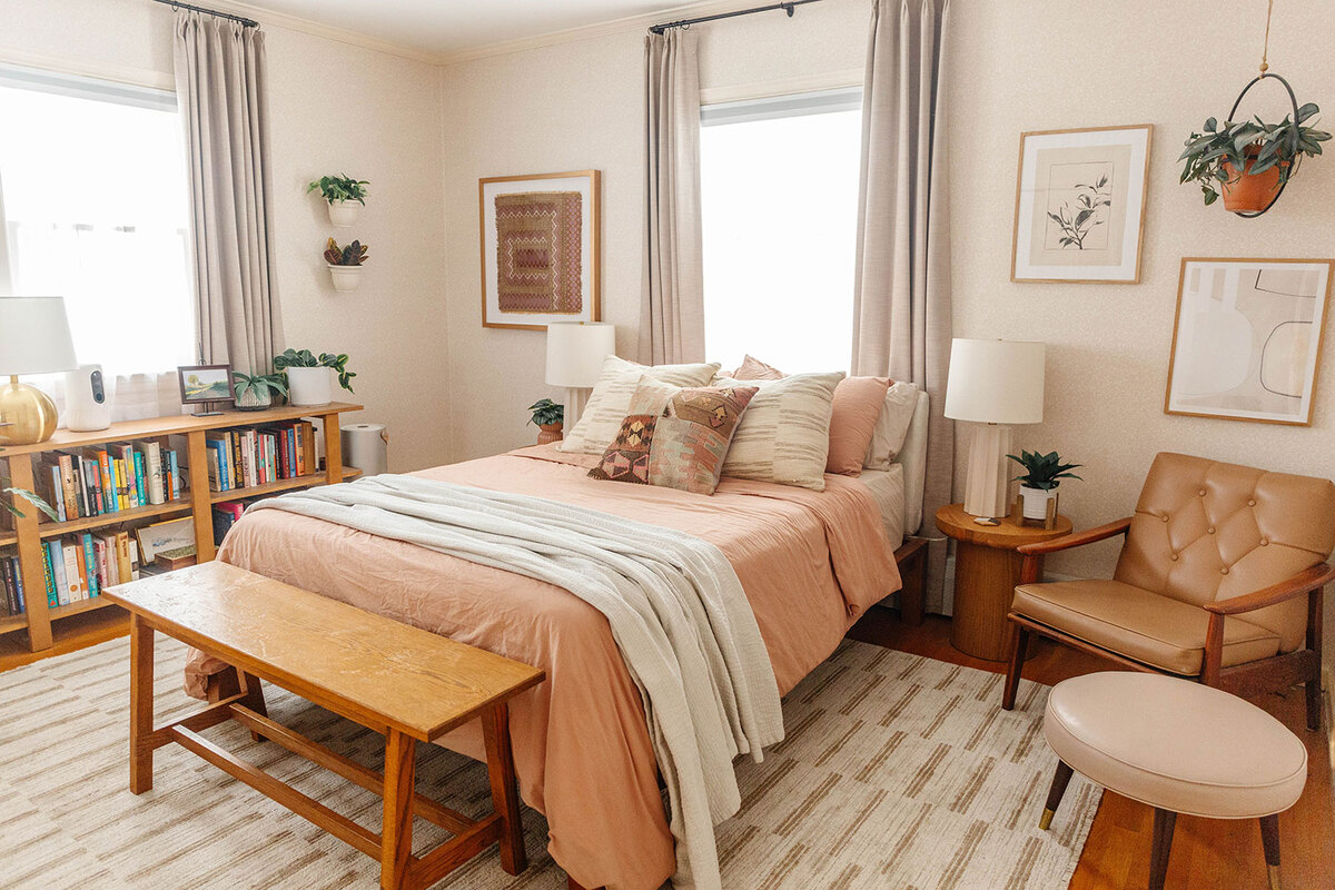 Mid-Century Style Guest Bedroom