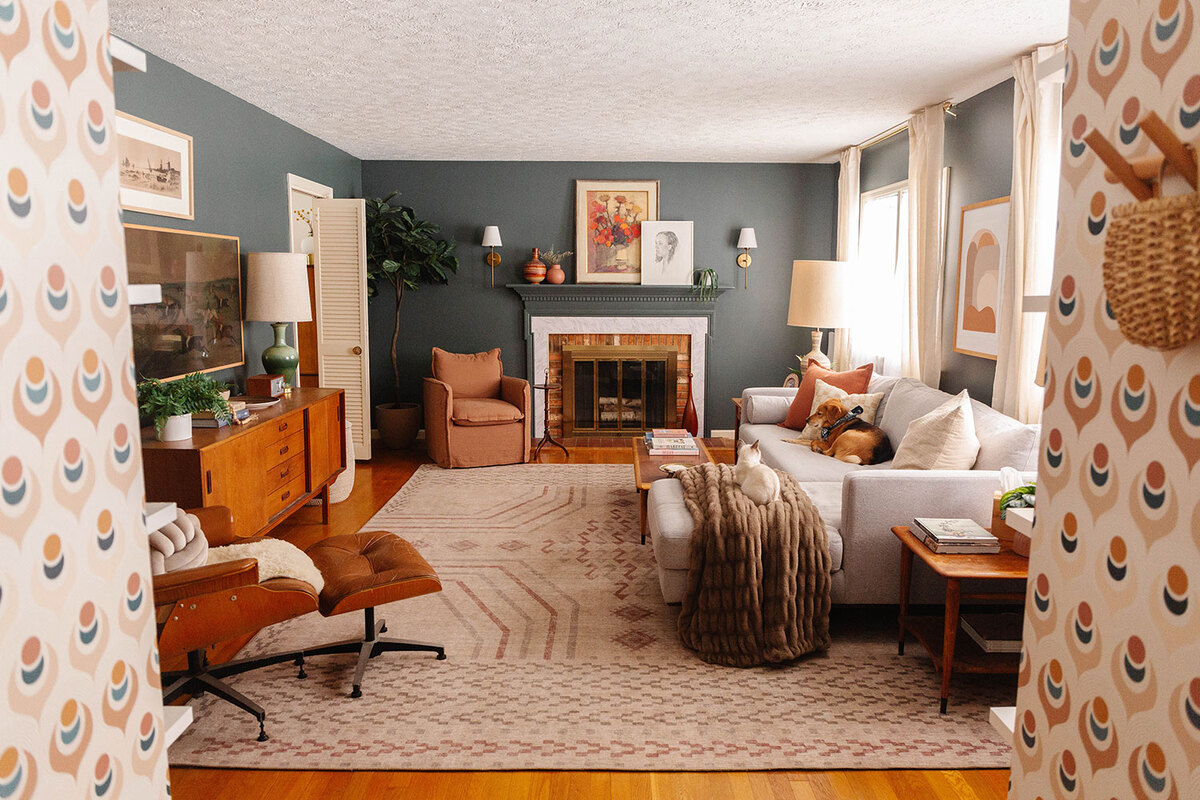 Mid-Century Style Living Room