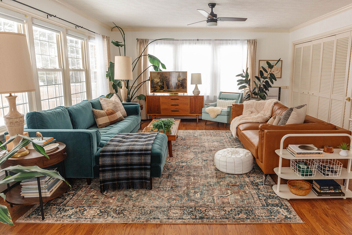 Mid-Century Style Sunroom