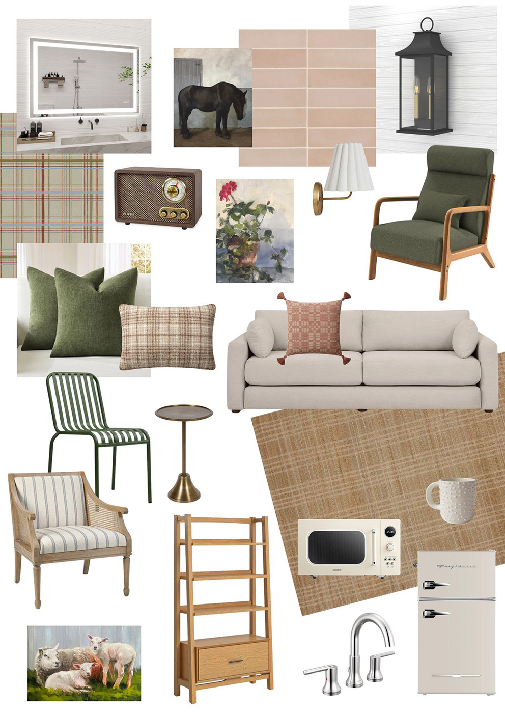 June 2025 Home Mood Boards - Dream Green DIY